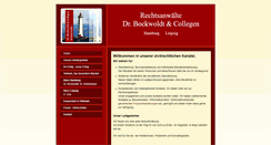 Desktop Screenshot of bockwoldt-rechtsanwaelte.de
